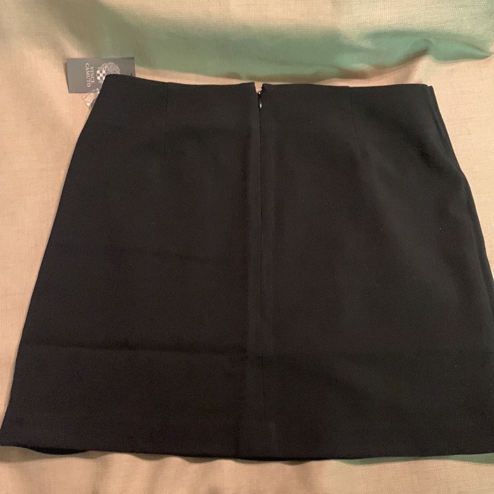 Vince Camuto Tulip Hem Mini Pencil Skirt - Picture 3 of 7